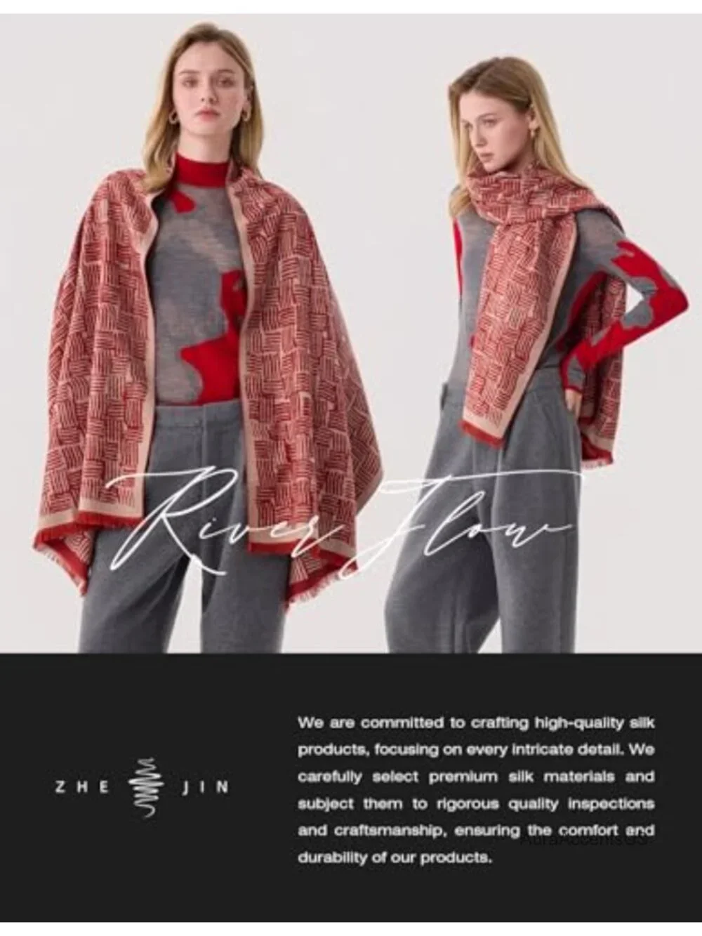 100% Mulberry Silk Jacquard Shawl Wrap Pashmina 71